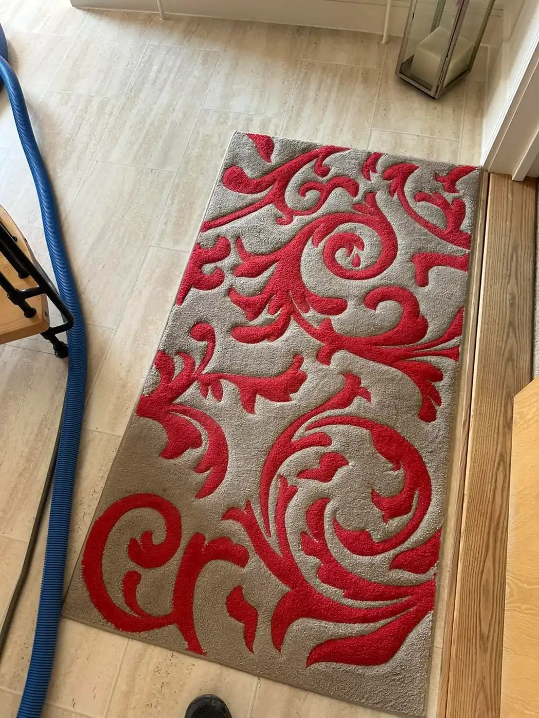 Rug after being cleaned.